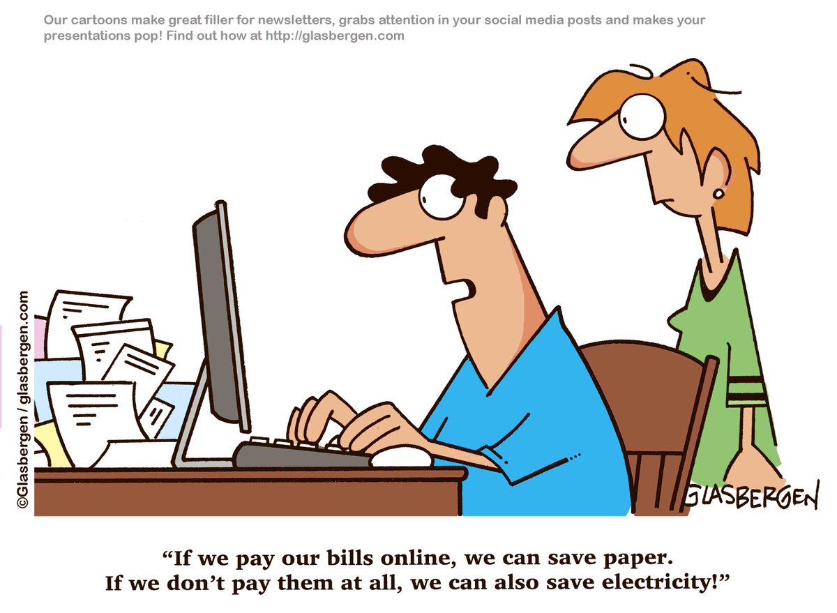RGlasbergen's tweet photo. Our cartoons make great filler for newsletters, grabs attention in your social media posts and makes your presentations pop! Find out how at https://t.co/Wa1jAnx20q
#globalwarming #gogreen #bills #savetheplanet #Debt #CopyrightedMaterial #cartoonoftheday https://t.co/lr8QETKWQc
