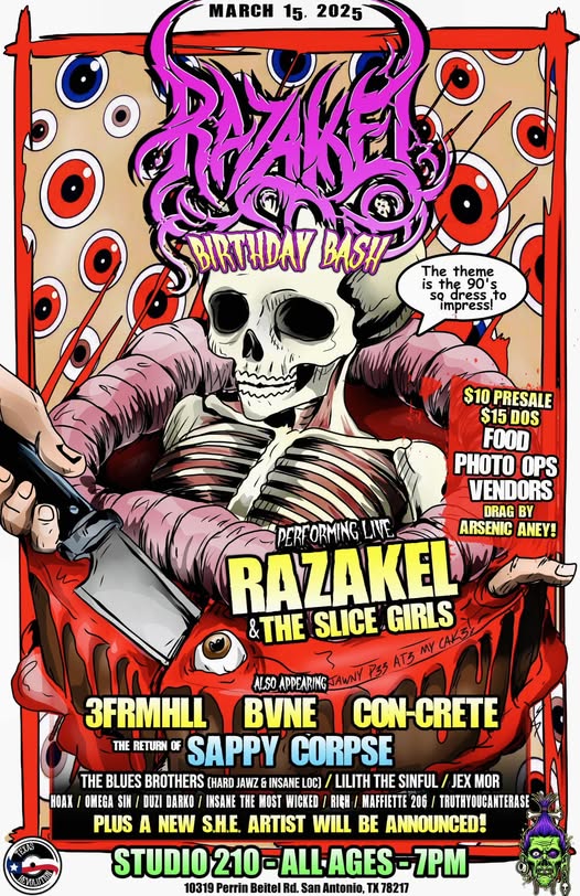 Razakel's Texas Birthday Bash 2025 Announced! - faygoluvers.net/v5/2025/02/raz… <a href="/RazakelMusic/">Razakel</a>