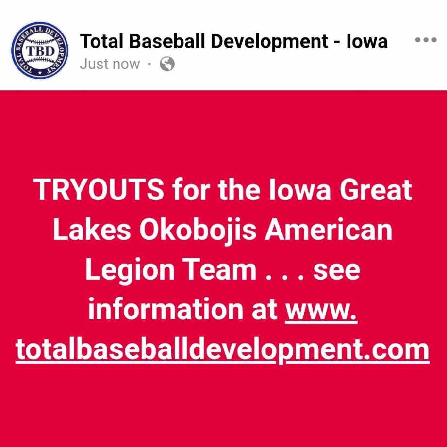 TBD Baseball Okoboji tweet media