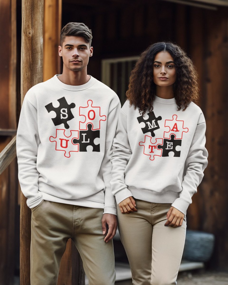 TheFactory_10's tweet photo. Nothing says "we’re meant to be" like these "Soul"❤️& "Mate"❤️matching couple shirts.
✨Minimalist design, maximum meaning
👕Soft, high-quality fabric for all-day comfort
💑Perfect for photos, date night, or just because
https://t.co/TkIRiDuWtF
#thefactory10 #valentinesday https://t.co/8sWFJ7UlTP
