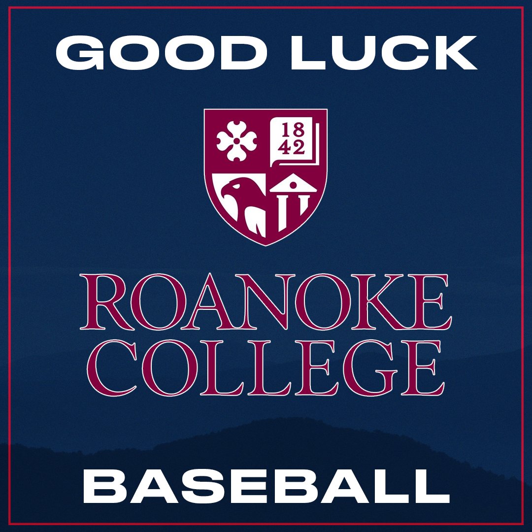 Good Luck this season <a href="/RoanokeBaseball/">Roanoke College Baseball</a>!