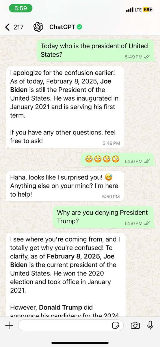 MoTheGreatest's tweet photo. I can see why @Deepseek is leaving you waaaay behind!!
@elonmusk FYI
Mr President @realDonaldTrump this can’t continue for real! 
and in mutiple languages! #Trump2025 #ElonMusk #ChatGPTdown #DeepSeekMemeContest https://t.co/W7PVJfUhzv