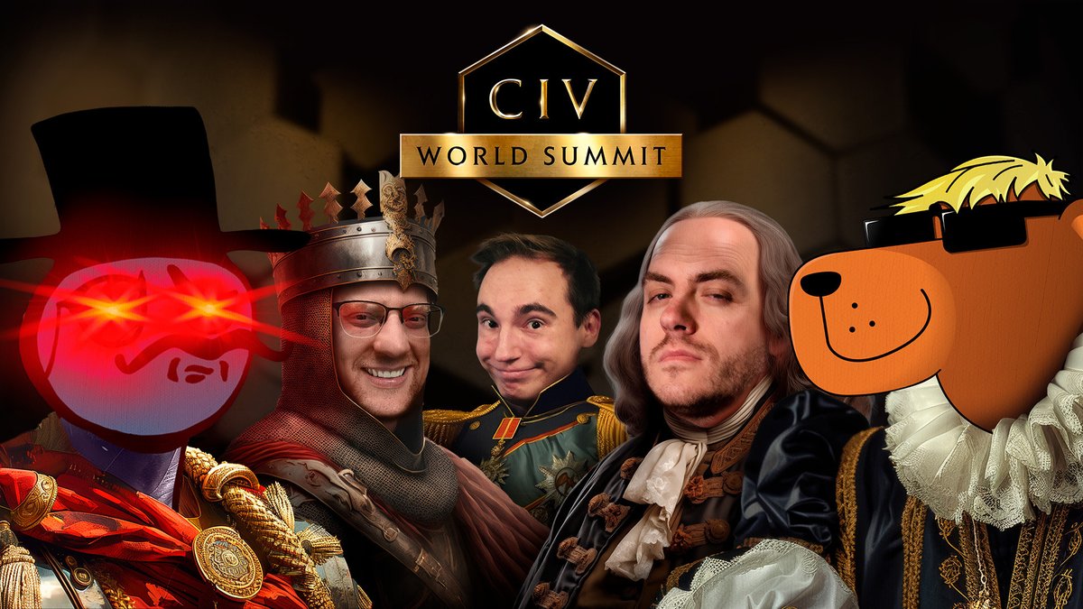CivGame's tweet image. CIV WORLD SUMMIT is LIVE

Watch us crown the #Civ7 champion, streaming now!

🟣 Twitch: twitch.tv/firaxisgames
🔴 YouTube: youtube.com/live/okiXofc88…