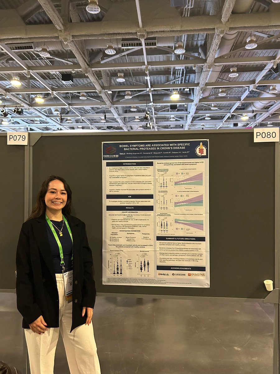 Verdu Lab (@verdulab) on Twitter photo <a href="/amberlhann/">Amber</a> PhD student <a href="/Farncombe_GI/">Farncombe Institute</a> <a href="/machealthsci/">McMaster Health Sciences</a> presenting on microbial protease pathogenesis @CrohnColitisFn <a href="/amberlhann/">Amber</a> PhD student <a href="/Farncombe_GI/">Farncombe Institute</a> <a href="/machealthsci/">McMaster Health Sciences</a> presenting on microbial protease pathogenesis @CrohnColitisFn