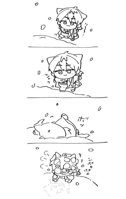 ぱぺ🆚雪 
