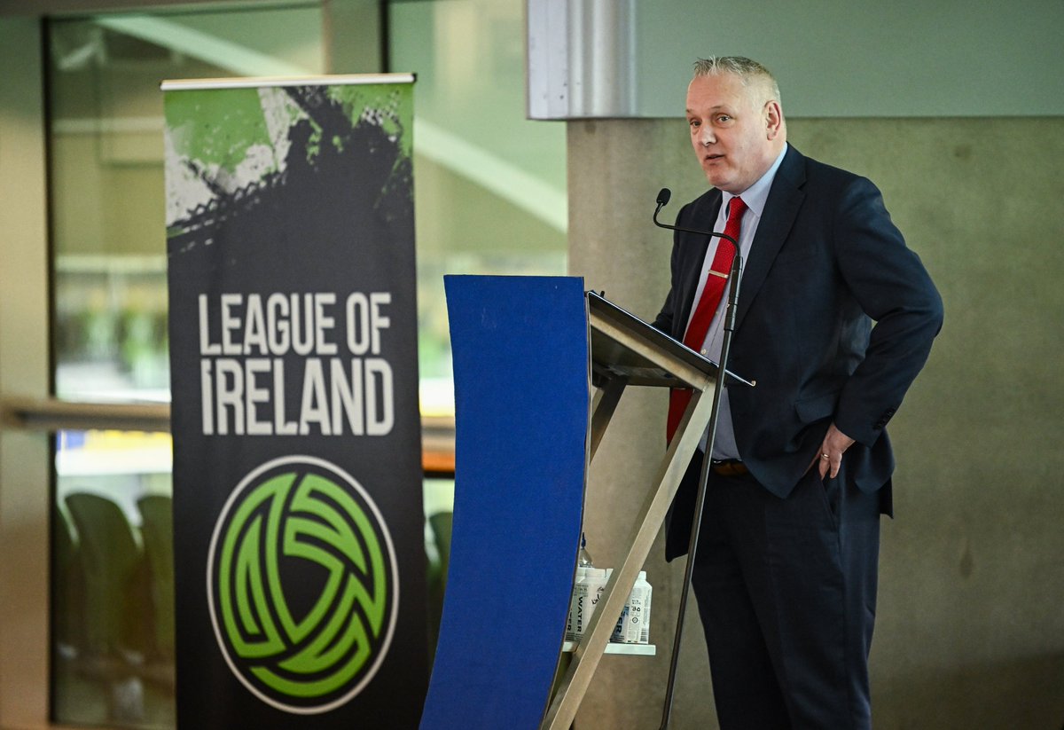 LeagueofIreland's tweet image. Preparations for the new season continued today at the Aviva Stadium ✅

Several LOI workshops including for the EA SPORTS LOI Academy, Safety and Security and Supporter Liaison Officers amidst the wider FAI Coaching Conference. 

Nearly there ⏳