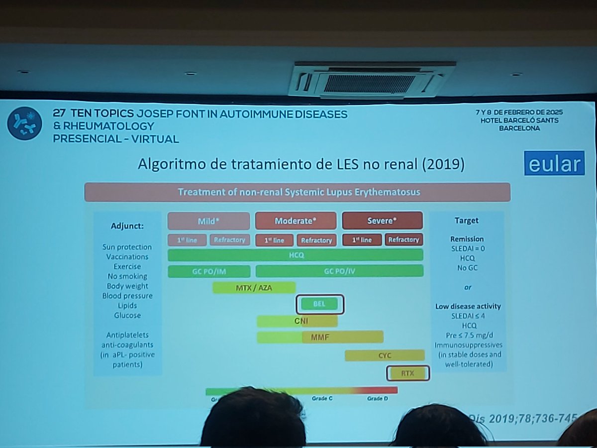 CatSjogren's tweet photo. Última Mesa del #27tentopics #Lupus 
Interesantísima ponencia 🧪Inicio temprano de biológicos en #LES del Dr Rodriguez-Pintó de @MAS_Clinic @hospitalclinic https://t.co/xyiXEta6RO