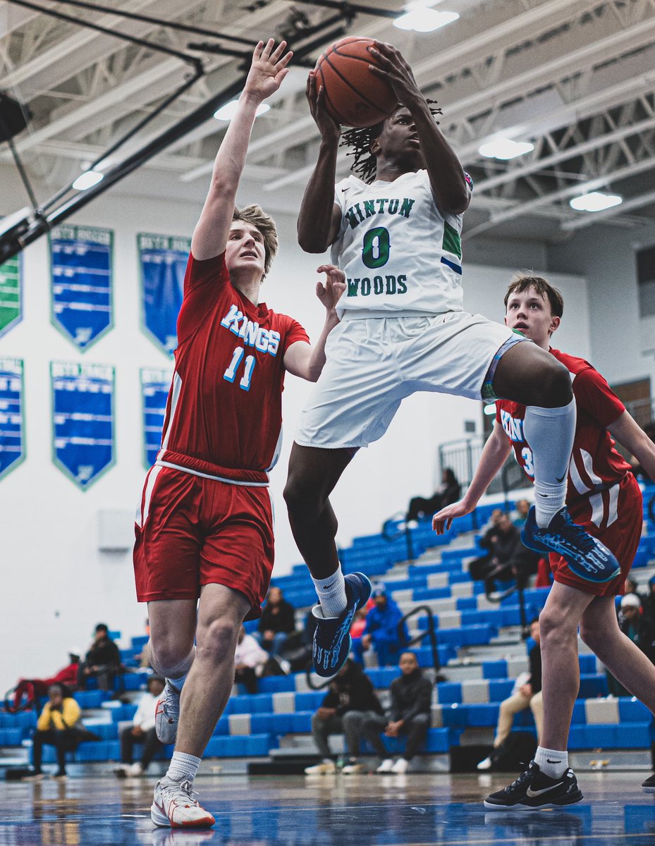 Our freshman boys basketball team also took down the Kings Knights.