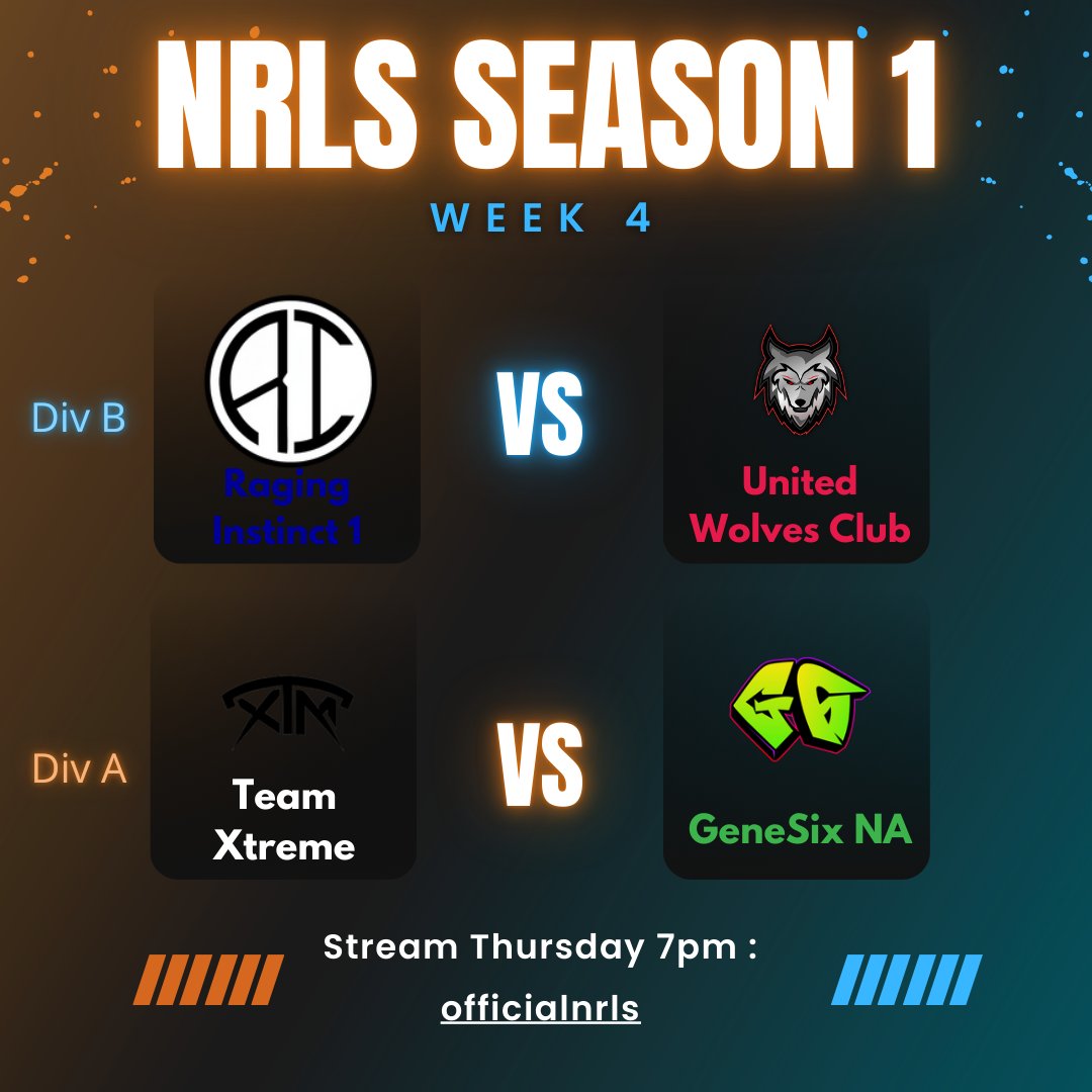 NRLSofficial's tweet photo. Stream Thursday at 7pm! Don't miss it https://t.co/YE6cWqNPmP https://t.co/hU9fBUD73T