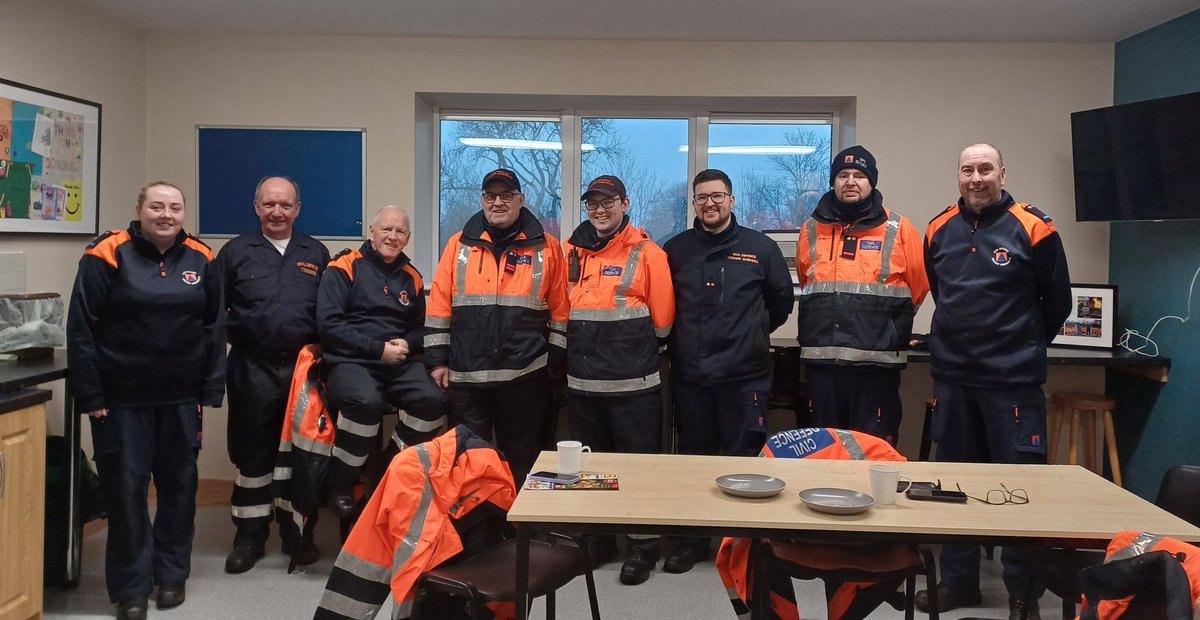 With grateful thanks to the #Volunteers who helped out in the community after #StormÉowyn during the past couple of weeks. They assisted with various taskings such as checking in on vulnerable persons and providing bottled water to people and community hubs.