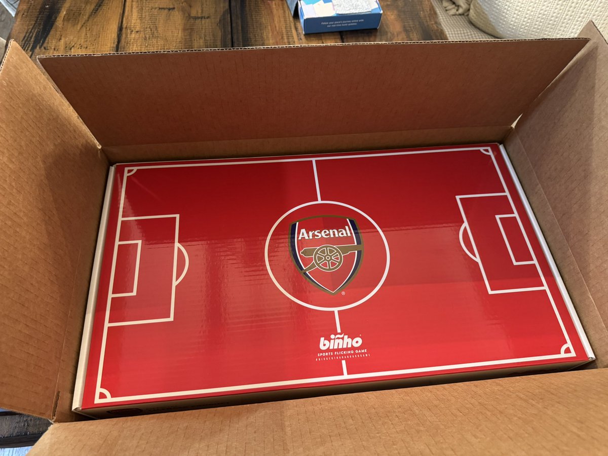 Arsenal branded binho board has arrived! GAME ON!