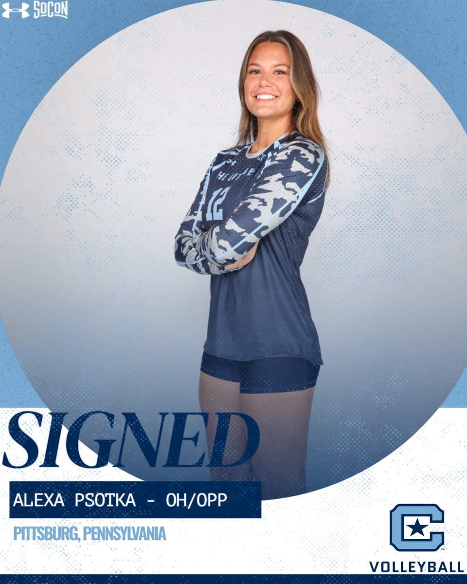 Signed 🖊️

Please welcome Alexa to The Citadel volleyball family!

#BattleReady