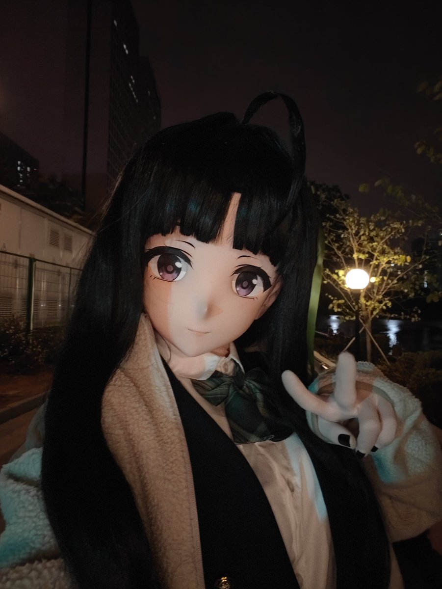 跌跌撞撞向你比了个耶！

#kigurumi #安和すばる
#GirlsBandCry