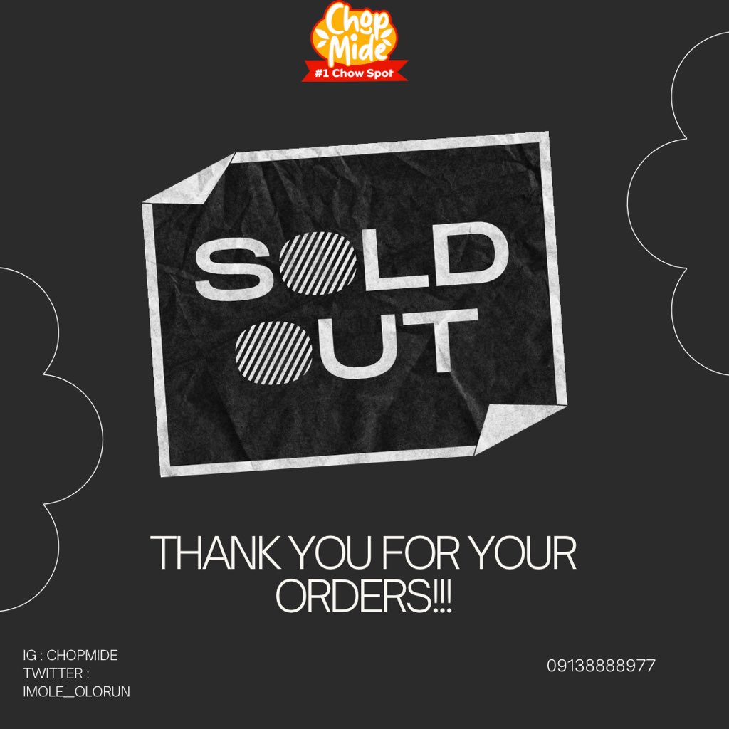 imole__olorun's tweet photo. This was the tweet that changed my business for good!!!

We are SOLD OUT!!!
More than 200 already boxes.

Thank you JESUS
Thank you @Wizarab10 
Thank you EVERYONE

I don’t take this love for granted!!! https://t.co/qg5RtMVtZj