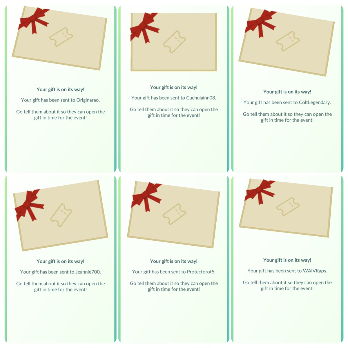 🚨We have been gifting Community Day event tickets once again this week🚨

💫Want to receive FREE event tickets throughout 2025?

♥️Like This Post
📲Comment Your Friend Code
✅Must Be Following Us 

🤝 We will choose accounts to add at random, you will need to build the