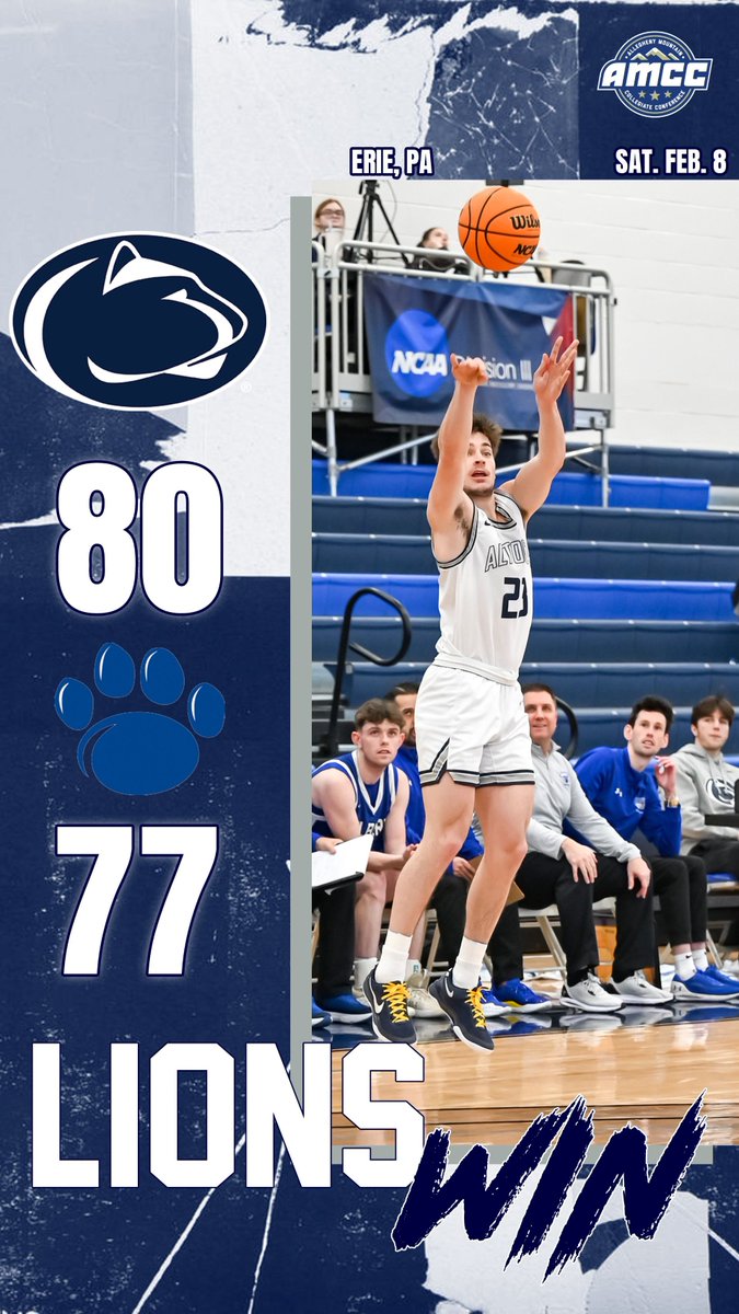 Got the regular season sweep of Behrend!

#d3hoops