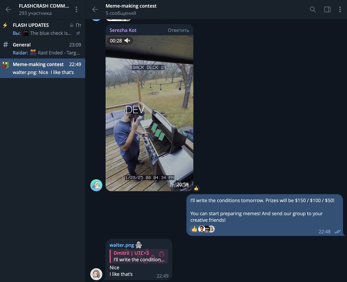 The Meme-Making Contest starts within the next 24 hours! 🚀  

Join our Telegram chat to participate and earn! 🎉

t.me/flashcrashport