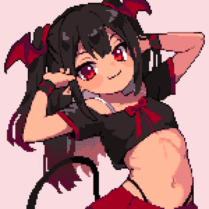 Kasy | カシー ❤️💢🎀 - 1 pic. 😈🩸 #kasykanvas 🎨 ahiru_tokotoko https://t.co/LsYy9qedJq