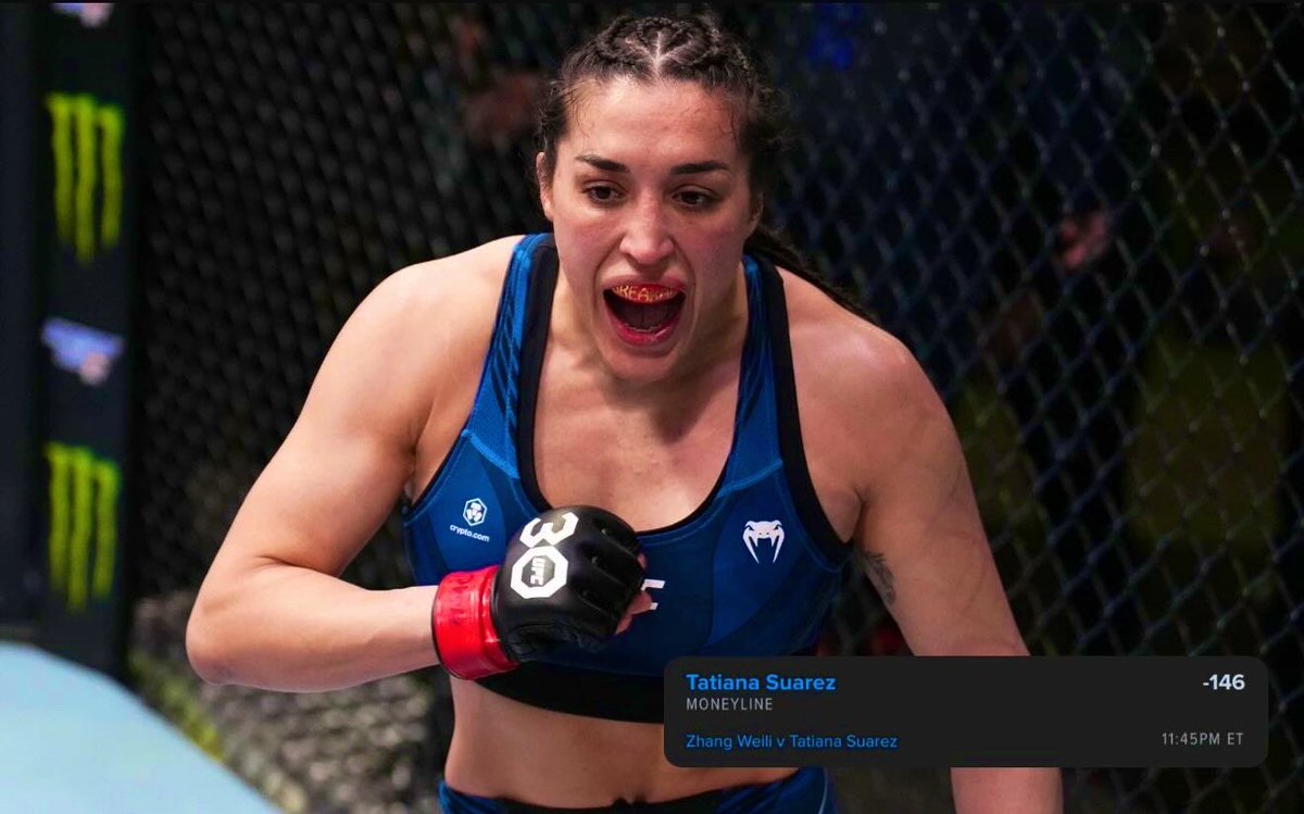 AsPicks1's tweet image. UFC🔨

🥊TATIANA SUAREZ ML

LIKE + RT IF RIDING WITH US⚡️
$20 TO SOMEONE AFTER WE CASH💰

LFGGGG