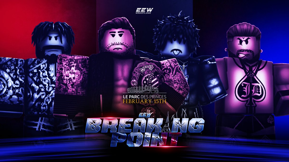 This coming Saturday, at #EEWParis #EEWBreakingPoint

The United States Championship is on the line as <a href="/ybndawn/">Dawn</a> defends his belt against <a href="/Junior21icon/">CJ</a>, <a href="/nfxthegoat/">saint ✝️</a>, and <a href="/StemRW/">stem</a> collide!

February 15th, 1pm EASTERN Live on PPV