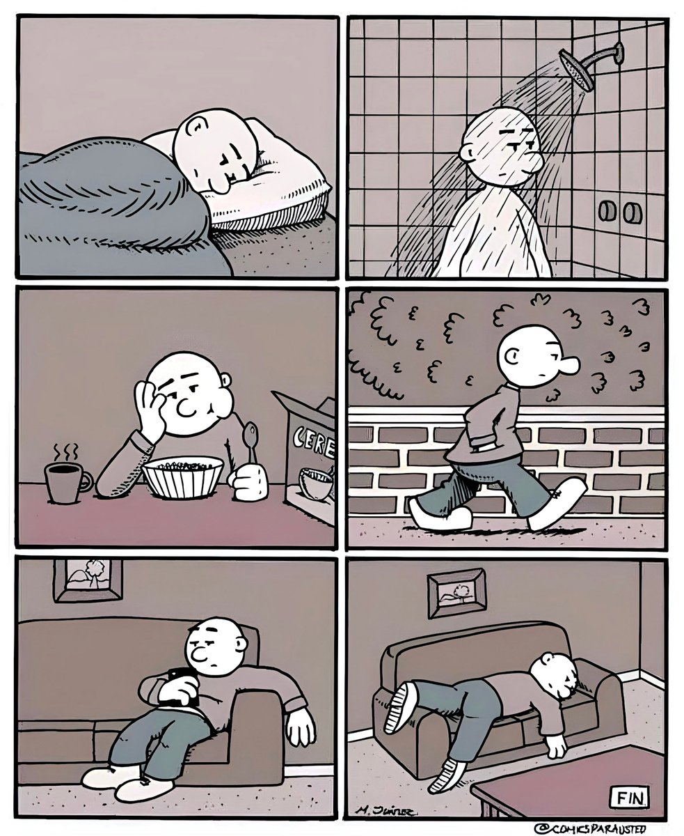 A exaustão mental é muito pior que a exaustão física.