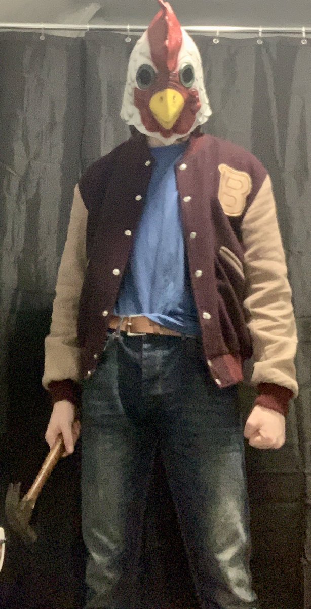 jamkit1933's tweet photo. @PAYDAYGame Hey payday twitter man can i please get a follow for my hotline miami jacket and payday jacket cosplays? https://t.co/LRrfA1Rf7J