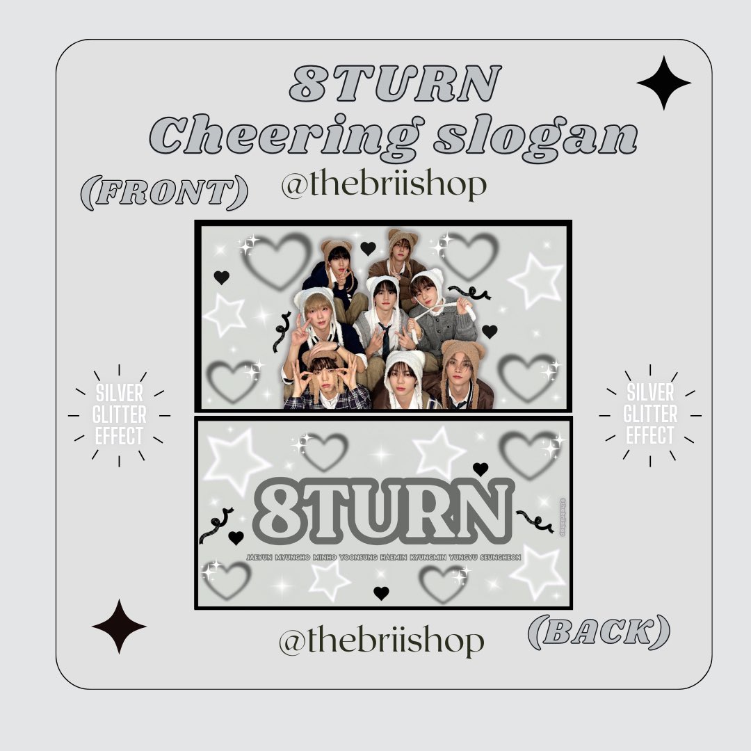 thebriishop's tweet photo. #8turn 💗

If you’re interest in heart pickets or fabric slogans pls claim which one you want and DM me on insta @thebriishop 📤  

🫶🏻 8turn will make it to you before the start of the tour 🫶🏻 

‼️🥲If there’s ended it up being not enough interests it might will be CANCELLED 🥲‼️ https://t.co/YG2QTT2m6u