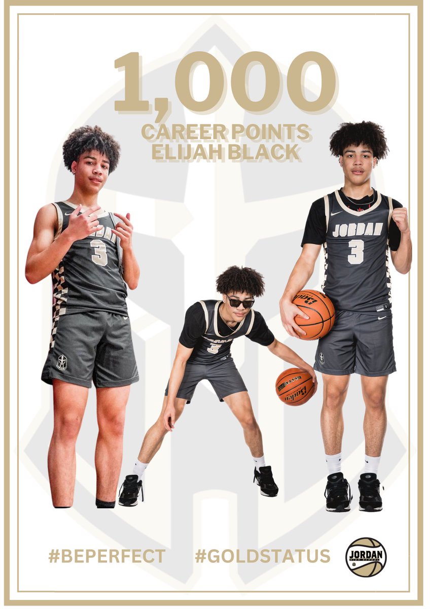 Congrats to Elijah Black for joining the 1,000 point club last night. Great accomplishment for a true PG who has also been DPOY in the district. We are proud of you!