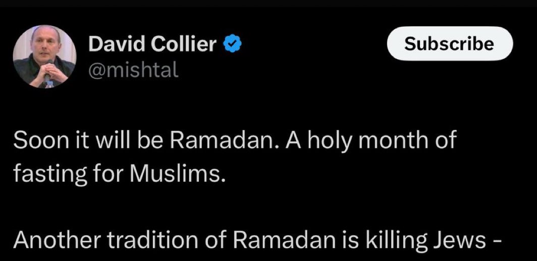 I’m sure David knows more about Islam than Muslims.