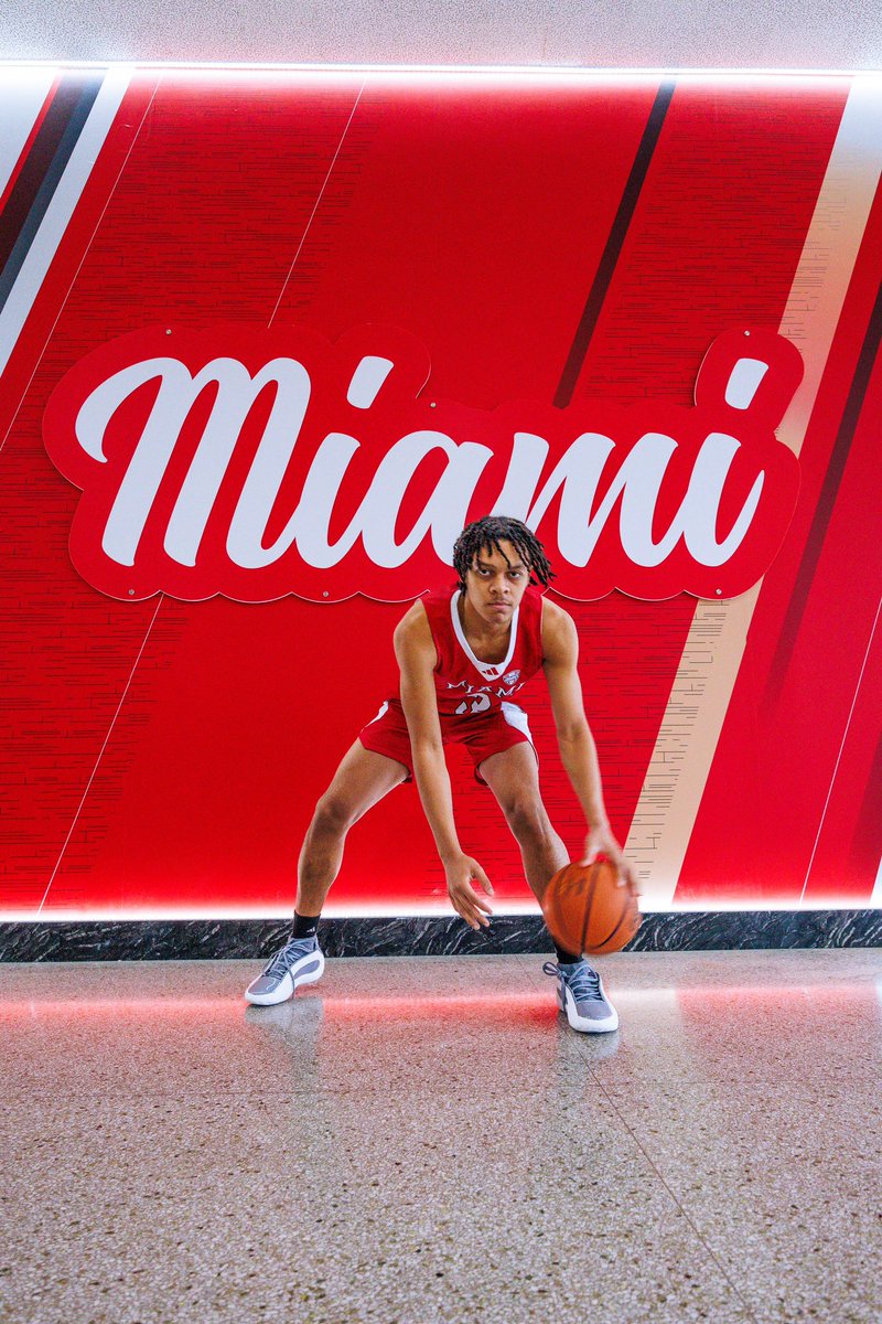 JaryeBrown's tweet photo. Thank you to @CRichyRich23 and @MiamiOH_BBall for my unofficial visit! https://t.co/BRl9kw2yva