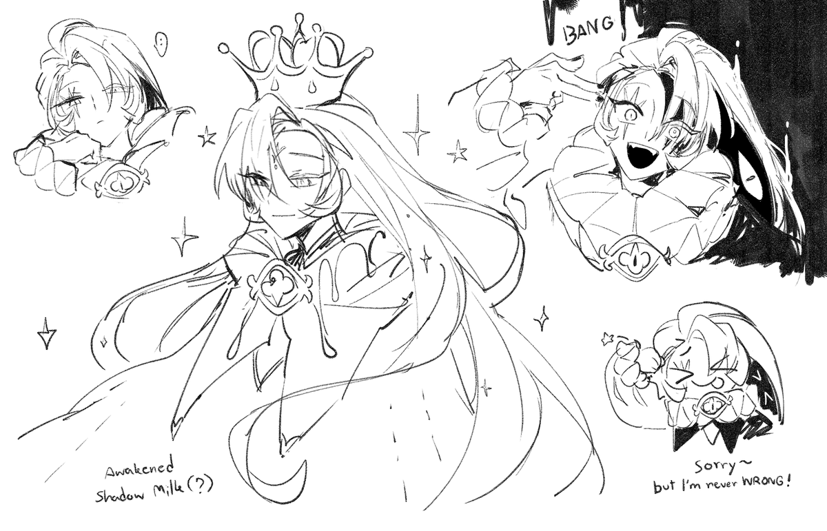 SW_Requiem's tweet image. doodle before go to bed
#shadowmilkcookie