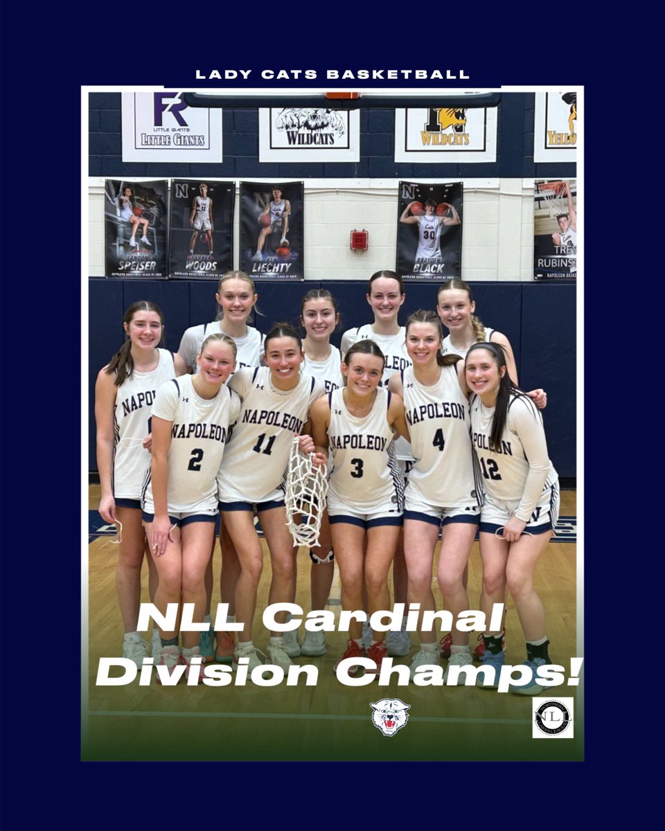 Congrats to the Lady Cats! They are Co-Champs of the NLL Cardinal Division! Great job players and coaches!  
GO CATS!