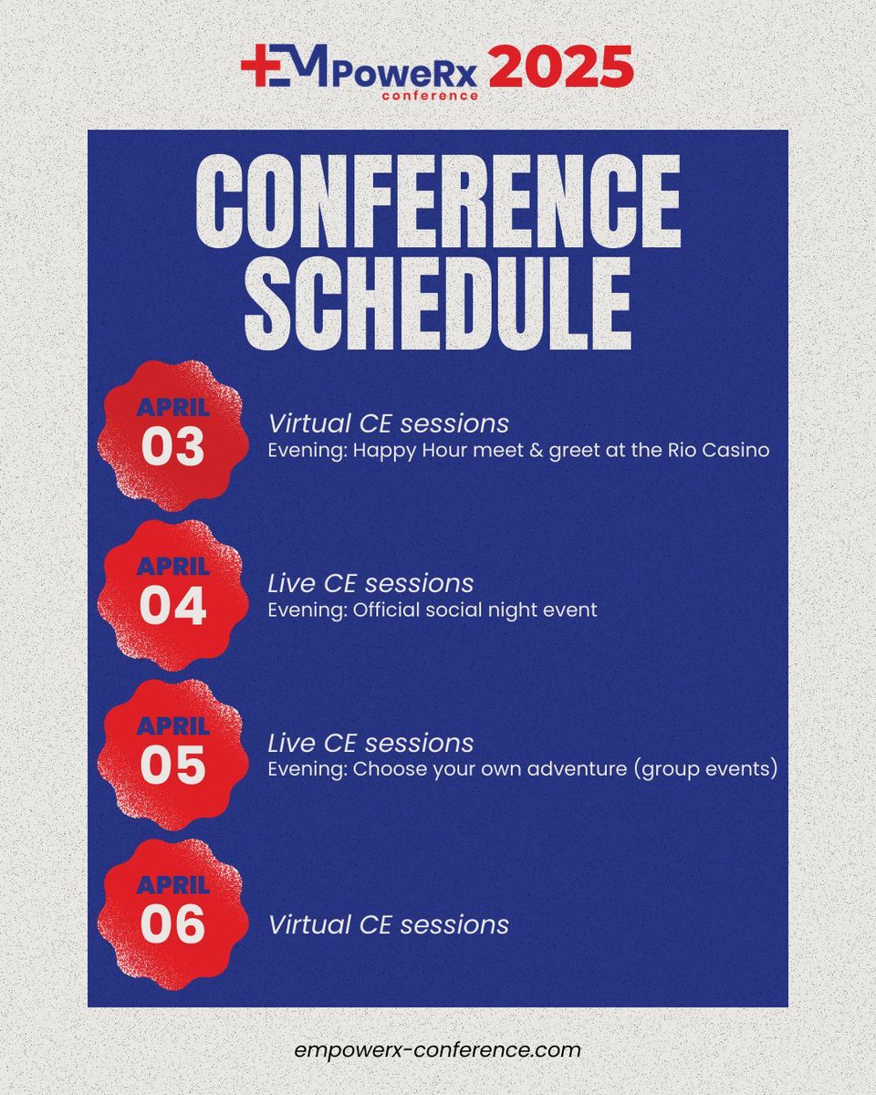 We’ve expanded our conference to four days and it’s now hybrid!
•Day 1 &amp; 4: Virtual only
•Day 2 &amp; 3: In-person &amp; live-streamed (just like before!)

Can’t attend in real time? No worries—all sessions will be recorded.

Join us: Empowerx-conference.com