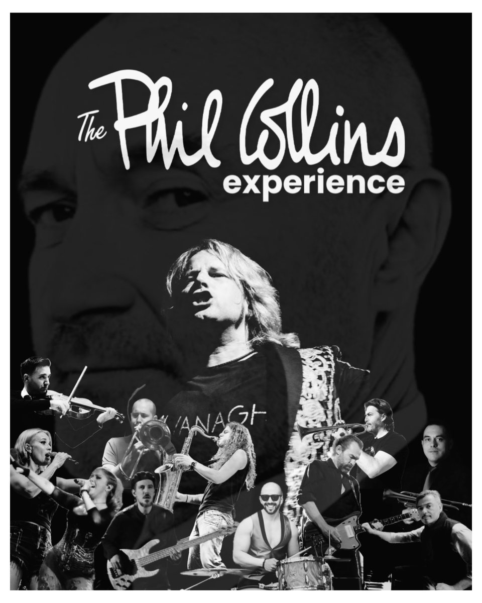 The PHIL COLLINS Experience 

voice DANIEL KAVANAGH 
guitar VICEN BAREA 
guit/violin DAVID FONS 
Bass NATÁN DÍAZ 
Drums ROBERTO BLASCO 
keys FEDE RIZZO 
trumpet RAÚL XOCOLATE 
trumpet FRAN SANZ 
Sax JOSEP CASANOVA 
Trombone DANI GIMENO 
vocals RAQUEL BOVER 
vocals  LAURA PELIGRO