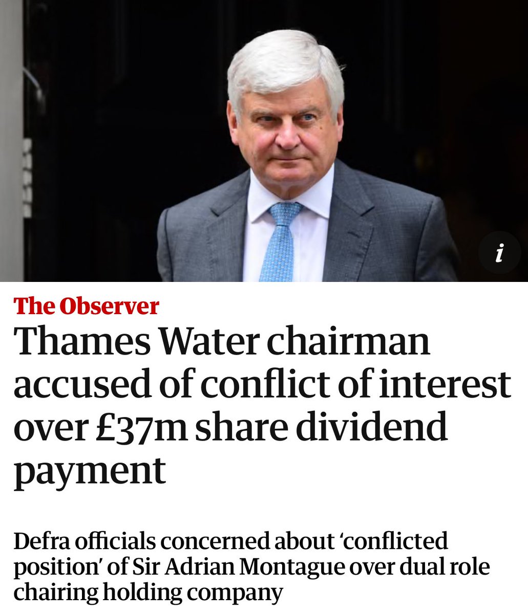 Just when you thought Thames Water bosses’ behaviour couldn’t get any worse!

The company is rotten and must be brought back into public ownership.

Agree? Sign our petition ✍️
tinyurl.com/yxht3p94

#ThamesWater #BlockTheBailout #PublicOwnership