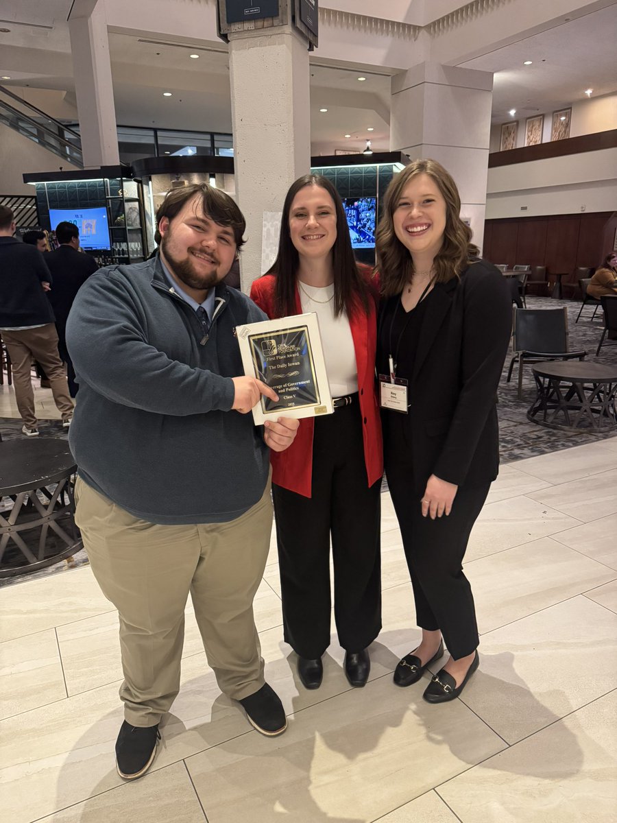 Roxy Ekberg (@roxyekberg) on Twitter photo Always proud of this team <a href="/TheDailyIowan/">The Daily Iowan</a> was named Iowa Newspaper Association’s 2025 Newspaper of the Year!
Also ecstatic to share that our politics team earned first for Coverage of Government & Politics. We did it <a href="/liam_halawith/">Liam Halawith</a>, <a href="/marissajpayne/">Marissa Payne</a>!!
Stay tuned for what’s next!! Always proud of this team <a href="/TheDailyIowan/">The Daily Iowan</a> was named Iowa Newspaper Association’s 2025 Newspaper of the Year!
Also ecstatic to share that our politics team earned first for Coverage of Government & Politics. We did it <a href="/liam_halawith/">Liam Halawith</a>, <a href="/marissajpayne/">Marissa Payne</a>!!
Stay tuned for what’s next!!