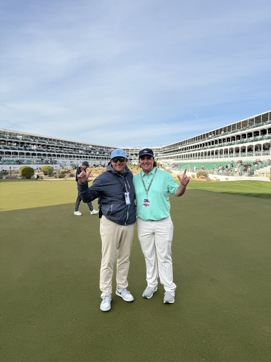 #WreckEm from the greatest stage in all of golf. Another absolutely epic Saturday morning for the Breakfast Club.