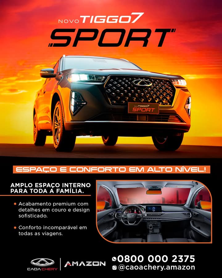 a82314477's tweet photo. ✨ Viaje com estilo e conforto no Tiggo 7 Sport! Seu interior espaçoso e acabamento premium transformam qualquer trajeto em uma experiência única. 🛋️🚗
➡️ Agende seu test drive na Amazon Caoa Chery e conheça de perto!

#tiggo7 #tiggo7sport #tiggo #caoachery https://t.co/mHOQiZ5DGf