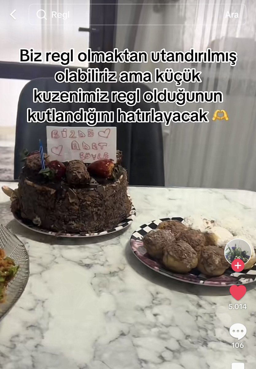 myownpencil's tweet photo. pastanın üstündeki “bizde adet böyle” detayı… kraliçeler https://t.co/3RWLbwLtf5