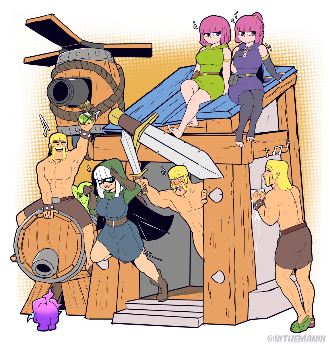 IIITHEMANIII's tweet photo. Com by @alt3sevens UwU

Enjoy ^^  (@ClashRoyale) https://t.co/dZAx9FhYh9