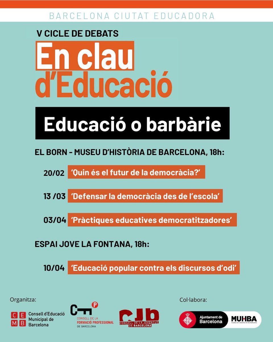 Pilar Lleonart (@pillefo) on Twitter photo 👉🏽 La Educación es el único antídoto contra la barbarie, entendida como la regresión a un estado de ignorancia, desigualdad y violencia. Sin una educación sólida y universal, la sociedad corre el riesgo de caer en la irracionalidad y el autoritarismo👉🏽<a href="/EducatingCities/">EducatingCities</a> 👉🏽 La Educación es el único antídoto contra la barbarie, entendida como la regresión a un estado de ignorancia, desigualdad y violencia. Sin una educación sólida y universal, la sociedad corre el riesgo de caer en la irracionalidad y el autoritarismo👉🏽<a href="/EducatingCities/">EducatingCities</a>