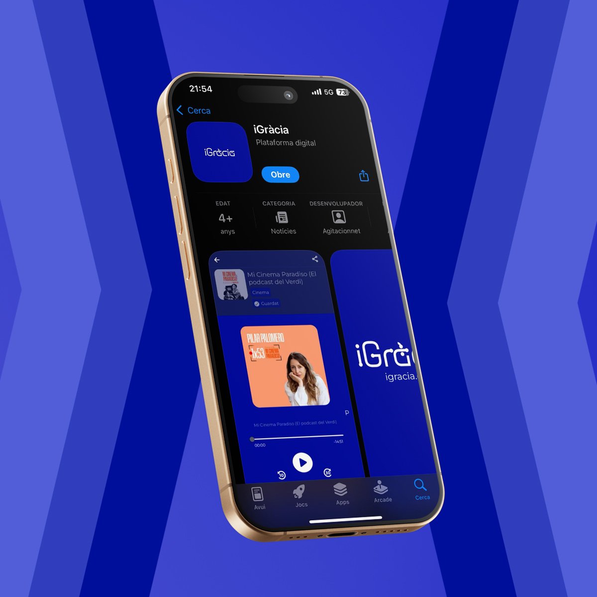 igraciacat's tweet image. 🆕 Ja la tenim aquí! 🤩

📲 Podeu trobar l'app en dispositius iOS 👏🏼

📻 Descobreix a la carta molts dels programes que es fan a Gràcia

➡️ Fas un pòdcast al Districte i vols sortir a l'app? 👉🏼  📩 hola@igracia.cat o bé 💻 igracia.cat 

#Gràcia #Pòdcast #ViladeGràcia