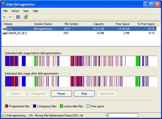 riomadeit's tweet image. Kids these days never had to defragment a hard drive and it shows