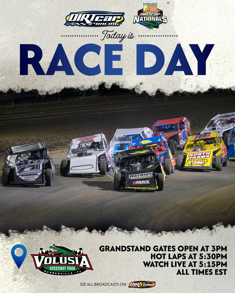 DIRTcar Racing (@dirtcarracing) on Twitter photo Itโs a ๐๐๐ ๐๐๐๐๐ kind of night ๐
The gripping finale to the DIRTcar UMP Modifieds at the 54th <a href="/DIRTcarNats/">DIRTcar Nationals</a> has drivers chasing $5,000, the Gator Championship, AND the Big Gator points title!
๐๏ธdirtcarnationals.com
๐บ<a href="/dirtvision/">DIRTVision</a> Itโs a ๐๐๐ ๐๐๐๐๐ kind of night ๐
The gripping finale to the DIRTcar UMP Modifieds at the 54th <a href="/DIRTcarNats/">DIRTcar Nationals</a> has drivers chasing $5,000, the Gator Championship, AND the Big Gator points title!
๐๏ธdirtcarnationals.com
๐บ<a href="/dirtvision/">DIRTVision</a>