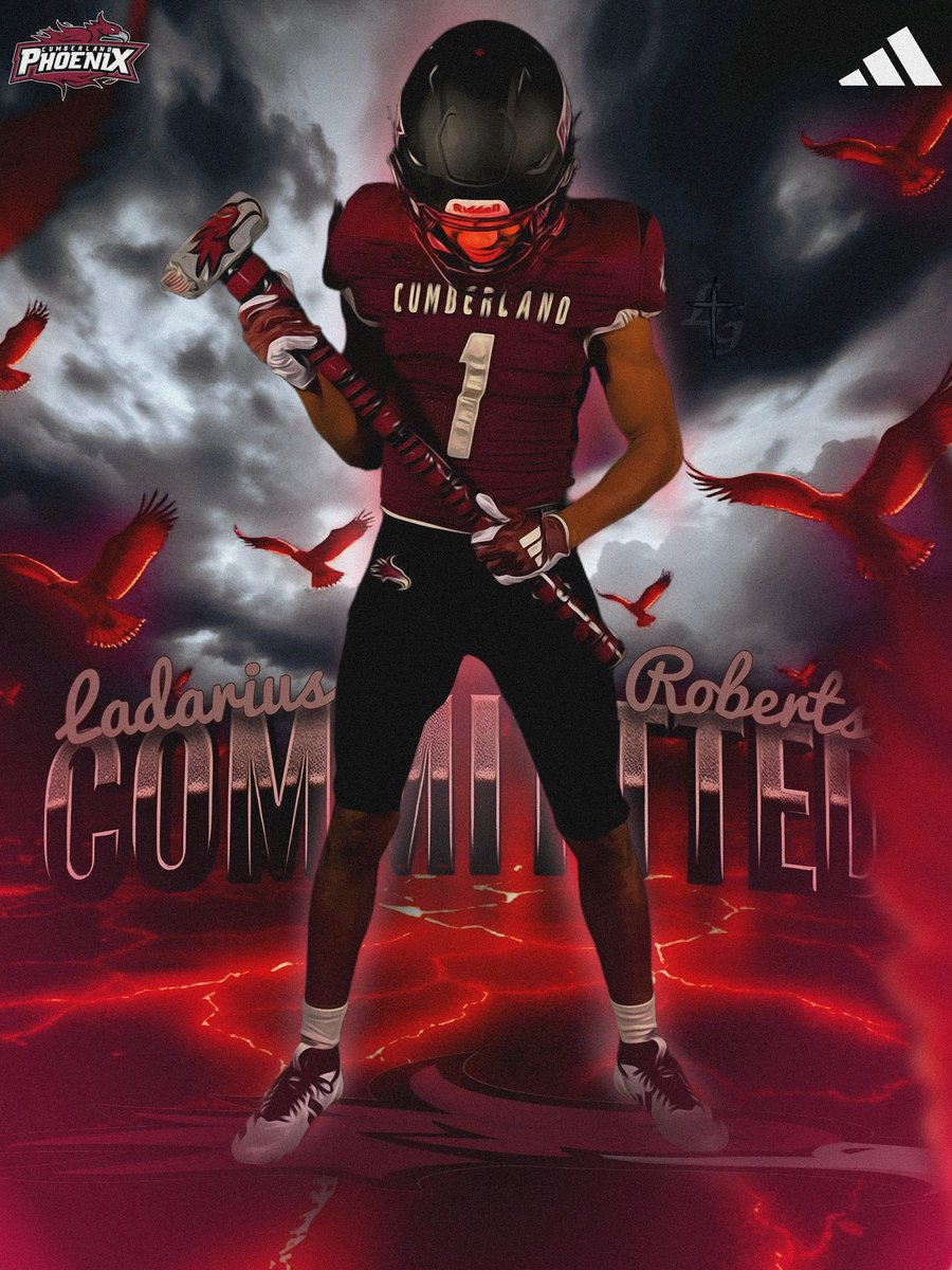 LaâDarius Roberts (@dariusss30) on Twitter photo I am very #blessed to anounce my commitment to <a href="/CumberlandFB/">Cumberland University Football</a>, thank you to everyone that helped me get to this pointđŠâđ„<a href="/CoachSHenry16/">Shawn Henry</a> <a href="/TimMathisCU/">Tim Mathis</a> <a href="/HallsTigerPride/">Halls Football</a> <a href="/BlakeStigall/">Blake Stigall</a> <a href="/CSmithScout/">Chris Smith</a> I am very #blessed to anounce my commitment to <a href="/CumberlandFB/">Cumberland University Football</a>, thank you to everyone that helped me get to this pointđŠâđ„<a href="/CoachSHenry16/">Shawn Henry</a> <a href="/TimMathisCU/">Tim Mathis</a> <a href="/HallsTigerPride/">Halls Football</a> <a href="/BlakeStigall/">Blake Stigall</a> <a href="/CSmithScout/">Chris Smith</a>