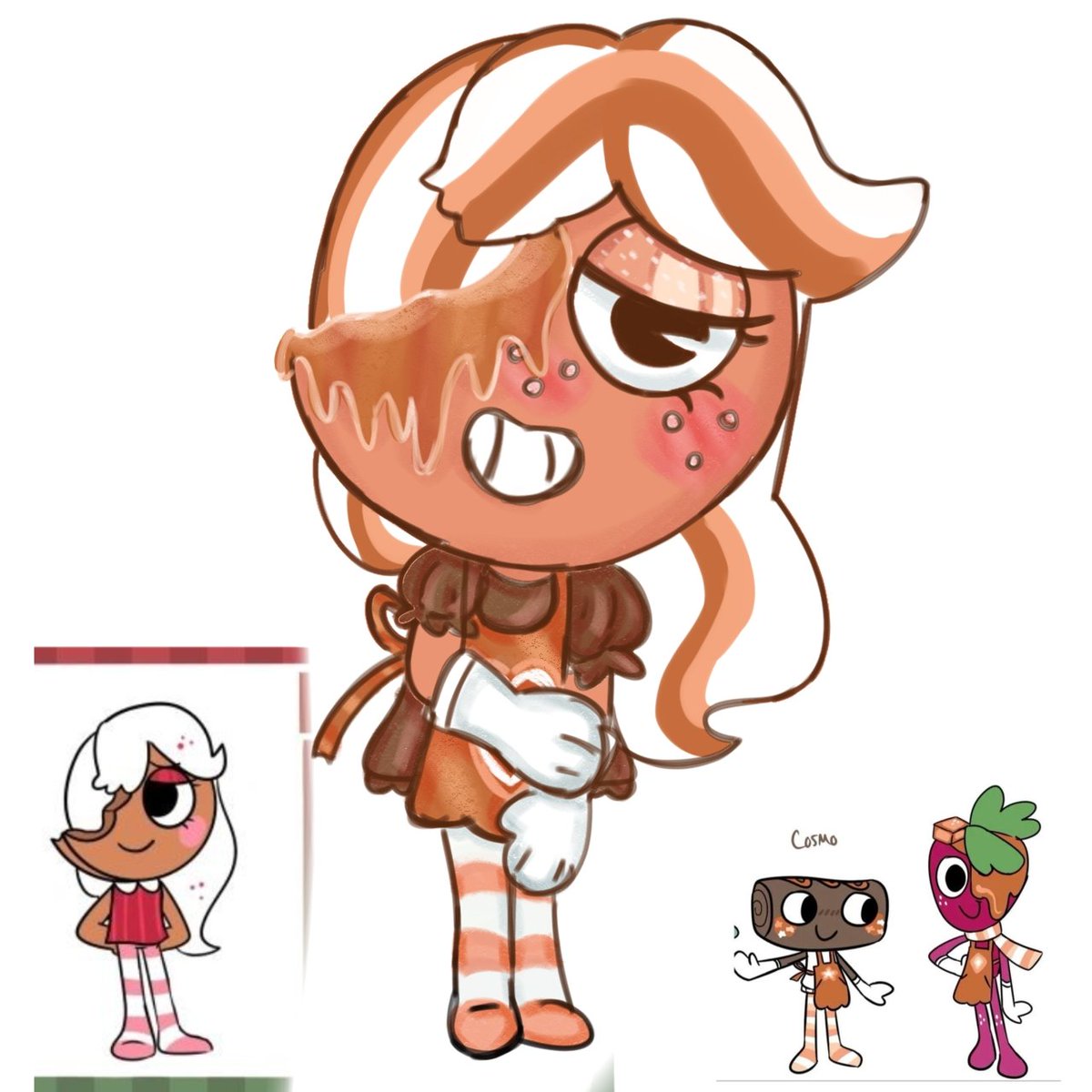 ArtOxygeny's tweet photo. Ginger caramell dazzle skin fan concept
#dandysworld #gingerthecookie
#skinconcep #dandysworldfanart https://t.co/Zk1hty7hGS