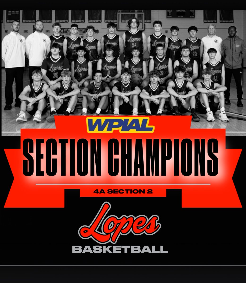For the first time in 10 years and second time in 50 years your Lopes are section champions! Playoffs loading… #LopesHoops