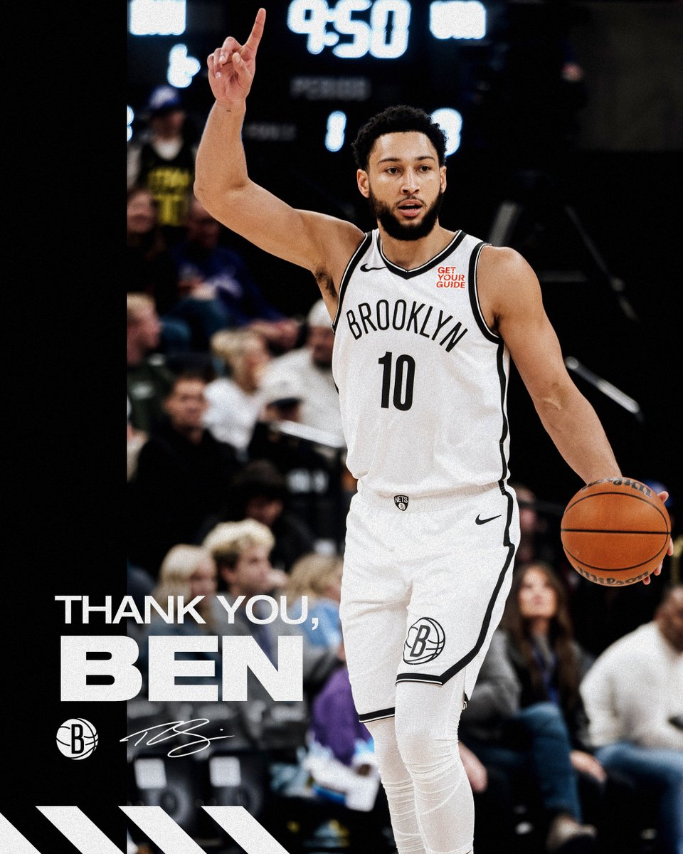 BrooklynNets's tweet image. Thank you, @BenSimmons25
