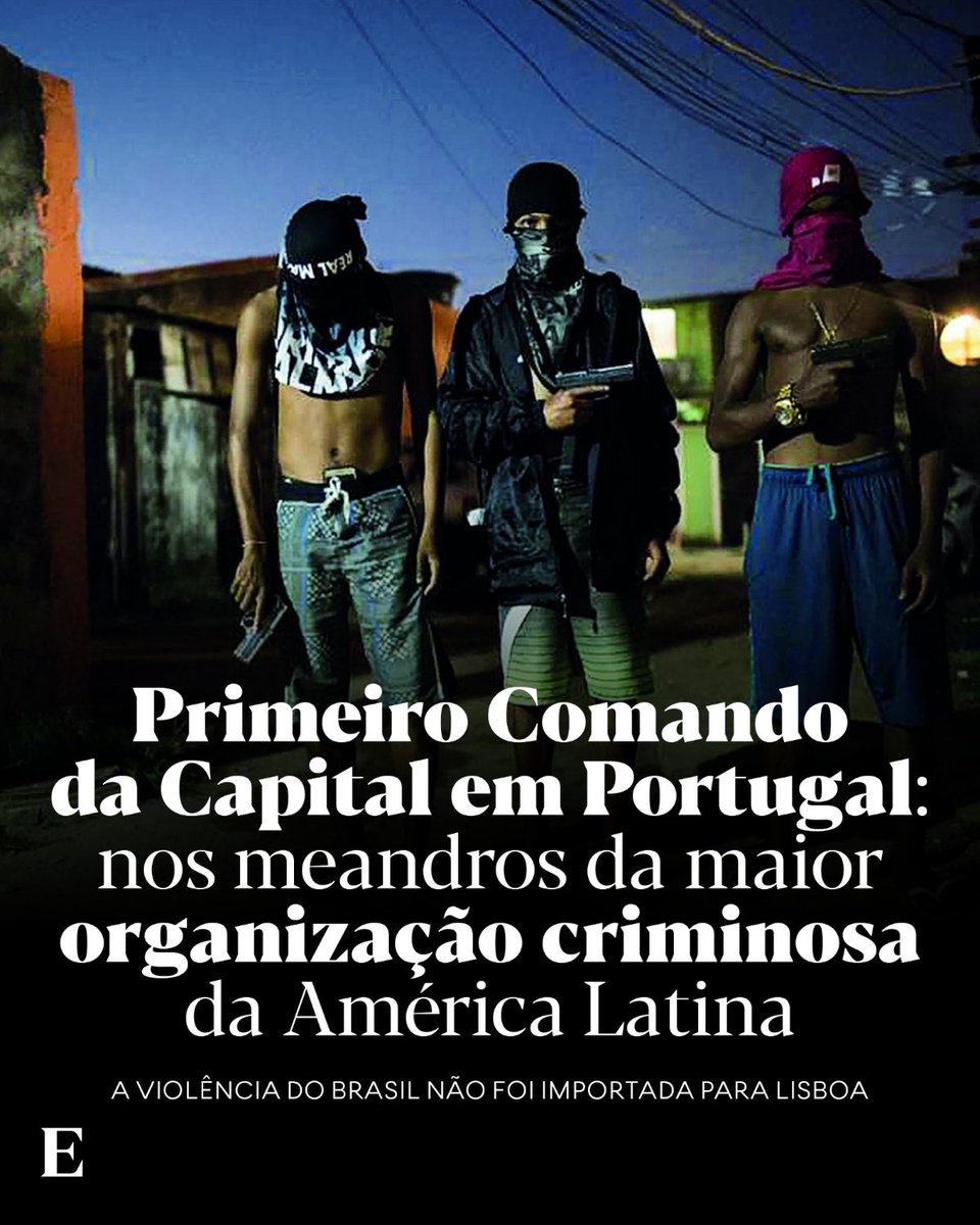 expresso's tweet photo. Os operacionais do PCC já controlam em Portugal várias empresas, mas a violência do Brasil não foi, pelo menos para já, importada para Lisboa. 

Um grande artigo para ler na Revista E e aqui: https://t.co/dPmq7Jb3gL https://t.co/jm3MlK5M0T