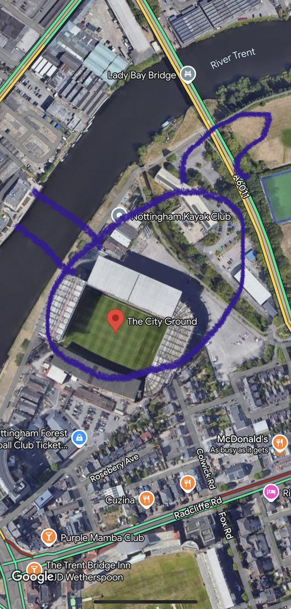 paulryanuk's tweet photo. @TrickyLMA @Tnewton_1988 @richrssll @James9176448851 @eastwoodred86 Another reason why I think the club would rather a move or total redevelopment. As I say, buy the EA land (relocate them) and turn the ground around… Cost prohibitive though….. https://t.co/tFnMQw0220